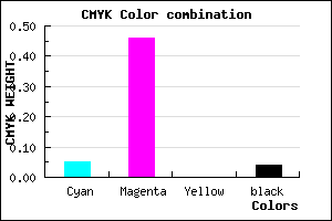 #EA84F6 color CMYK mixer
