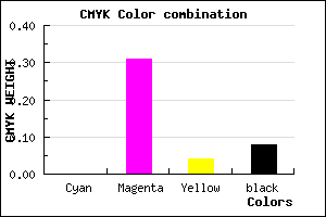 #EAA2E1 color CMYK mixer