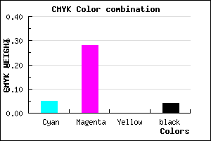 #EAB2F6 color CMYK mixer