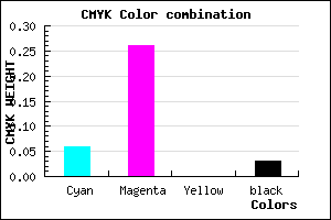 #EAB8F8 color CMYK mixer