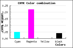 #EAC0F6 color CMYK mixer