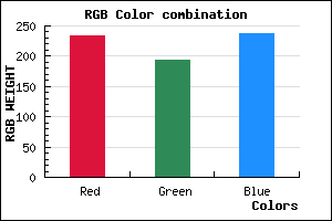 rgb background color #EAC2EE mixer