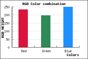rgb background color #EAC5FA mixer
