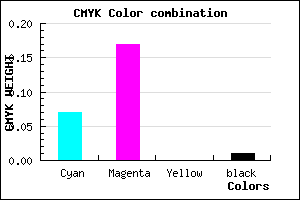 #EAD0FC color CMYK mixer