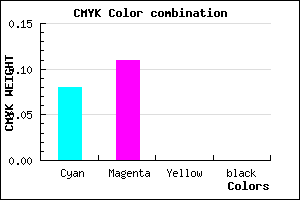 #EAE3FE color CMYK mixer
