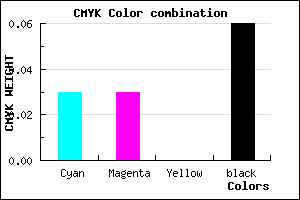 #EAEAF0 color CMYK mixer