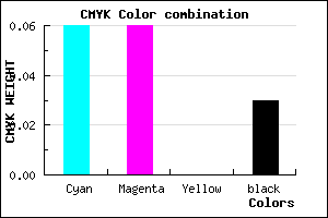 #EAEAF8 color CMYK mixer