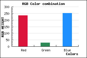 rgb background color #EA1CFC mixer