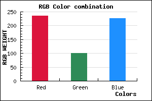rgb background color #EB65E3 mixer