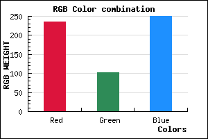rgb background color #EB67FA mixer