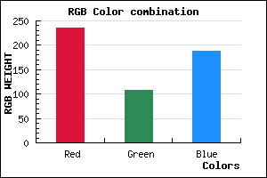 rgb background color #EB6CBC mixer