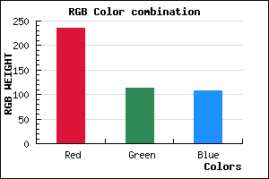 rgb background color #EB726C mixer