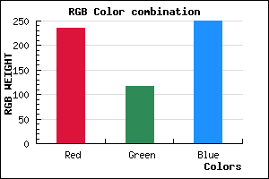 rgb background color #EB74FA mixer