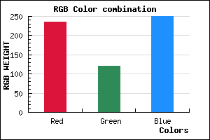 rgb background color #EB78FA mixer