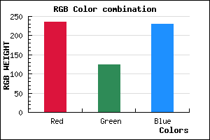 rgb background color #EB7CE6 mixer