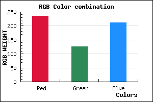 rgb background color #EB7ED4 mixer