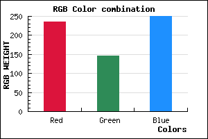 rgb background color #EB92FA mixer
