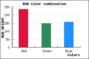 rgb background color #EB939D mixer