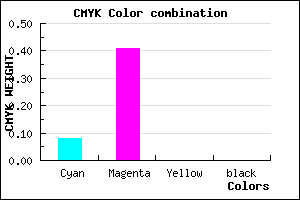 #EB96FF color CMYK mixer