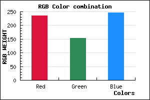 rgb background color #EB9AF6 mixer