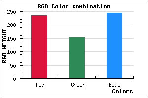 rgb background color #EB9BF5 mixer