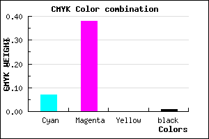 #EB9CFC color CMYK mixer