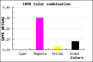 #EBA5E5 color CMYK mixer