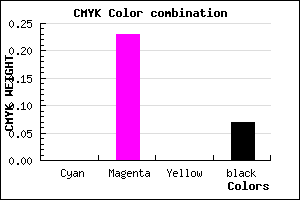 #EBB6EC color CMYK mixer