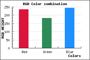 rgb background color #EBB7F4 mixer