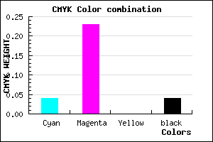 #EBBCF4 color CMYK mixer