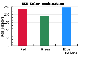 rgb background color #EBBCF4 mixer
