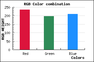 rgb background color #EBC5D2 mixer