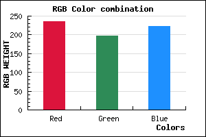 rgb background color #EBC5DE mixer