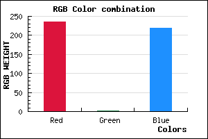 rgb background color #EB02DB mixer