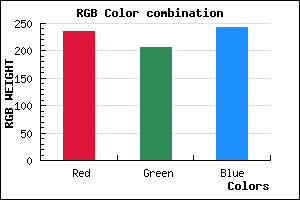 rgb background color #EBCFF3 mixer