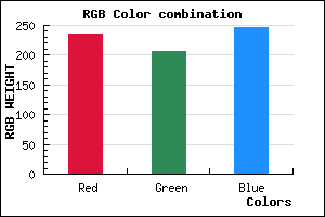 rgb background color #EBCFF6 mixer