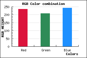 rgb background color #EBD0F2 mixer
