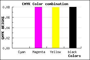 #EBD8D8 color CMYK mixer