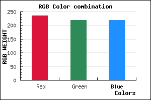 rgb background color #EBDBDB mixer