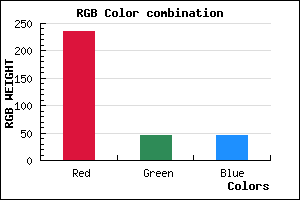 rgb background color #EB2D2D mixer