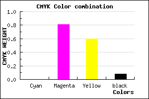 #EB2D5E color CMYK mixer