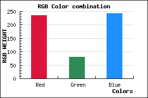 rgb background color #EB50F3 mixer