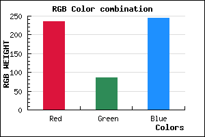 rgb background color #EB56F4 mixer