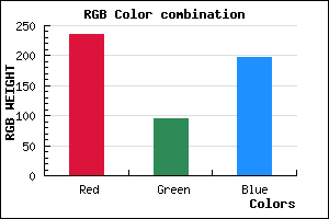 rgb background color #EB5FC5 mixer