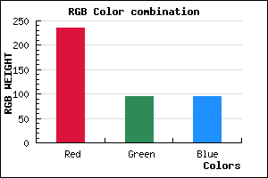 rgb background color #EB5F5F mixer