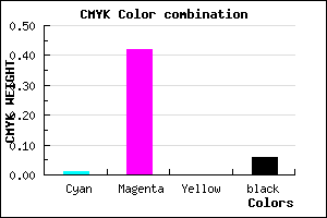 #EC8BEF color CMYK mixer