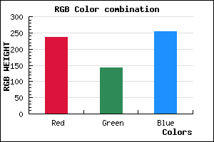 rgb background color #EC8FFF mixer
