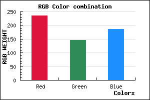 rgb background color #EC92BA mixer