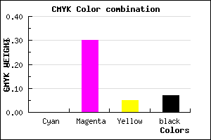 #ECA6E1 color CMYK mixer
