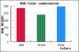 rgb background color #ECBEF6 mixer